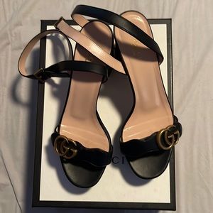 Black Gucci Platforms size 8.5